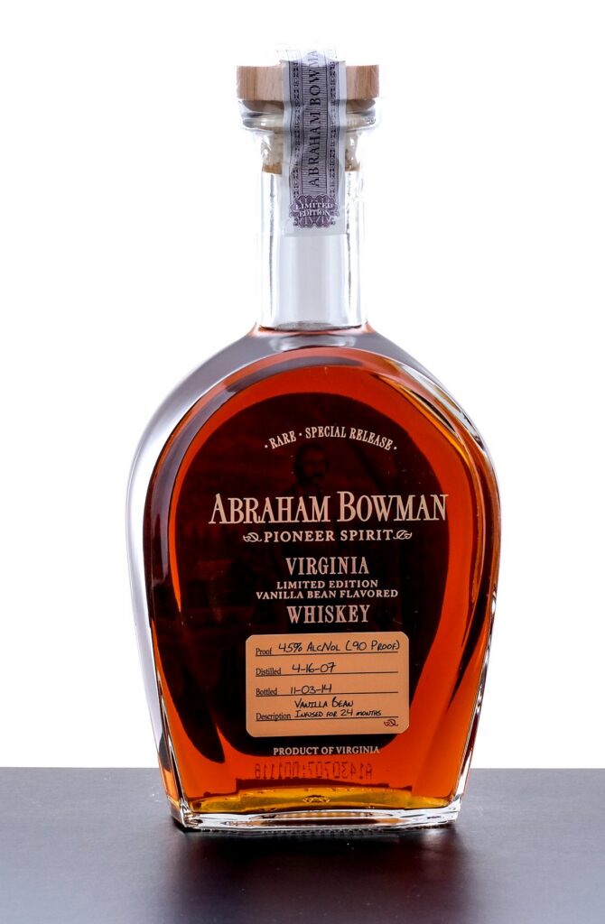 'Abraham Bowman' Limited Edition Virginia Whiskey A. Smith Bowman Distillery 2014