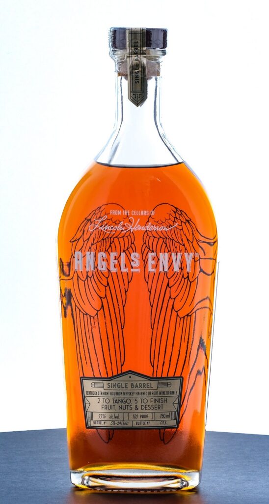 Angel's Envy Private Selection "2 to Tango, 5 to Finish Fruit, Nuts & Dessert" Single Barrel Bourbon Finished In Port Wine Barrels 2024