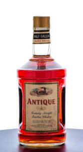 Antique 6 Year Bourbon Vintage Bottle 1/2 Gallon