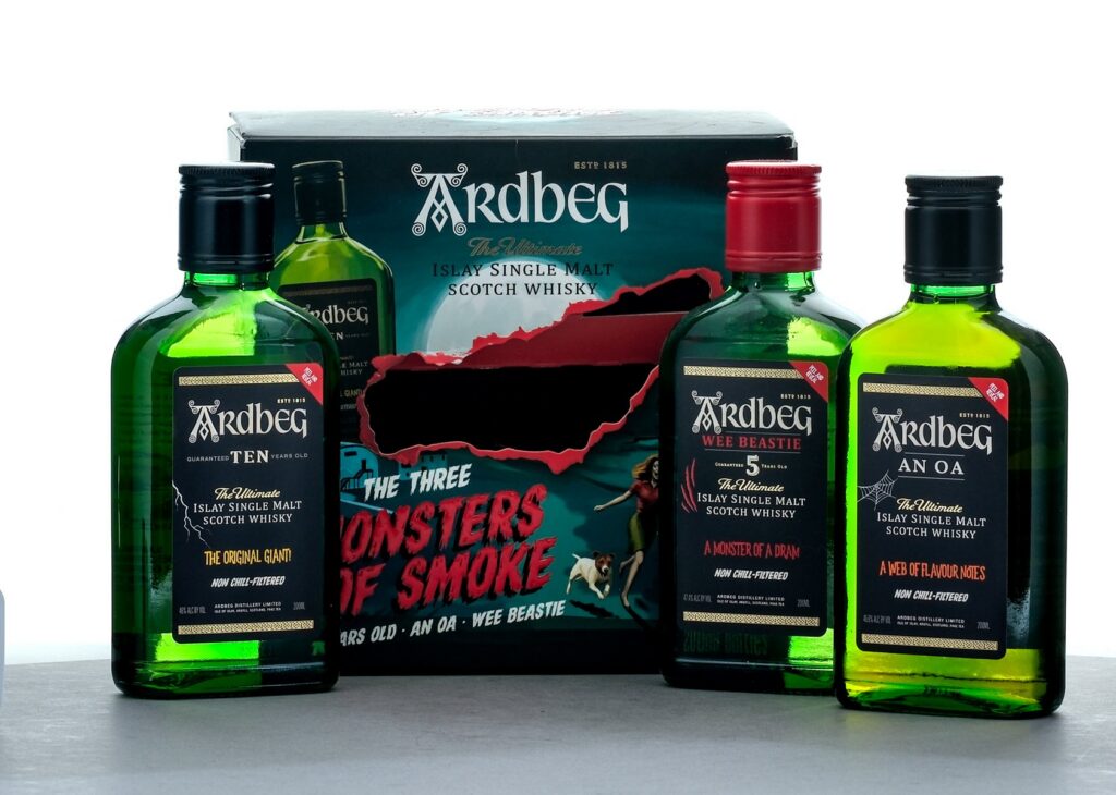 Ardbeg Monsters Of Smoke Single Malt Scotch Whisky Tasting Collection 3x200ml
