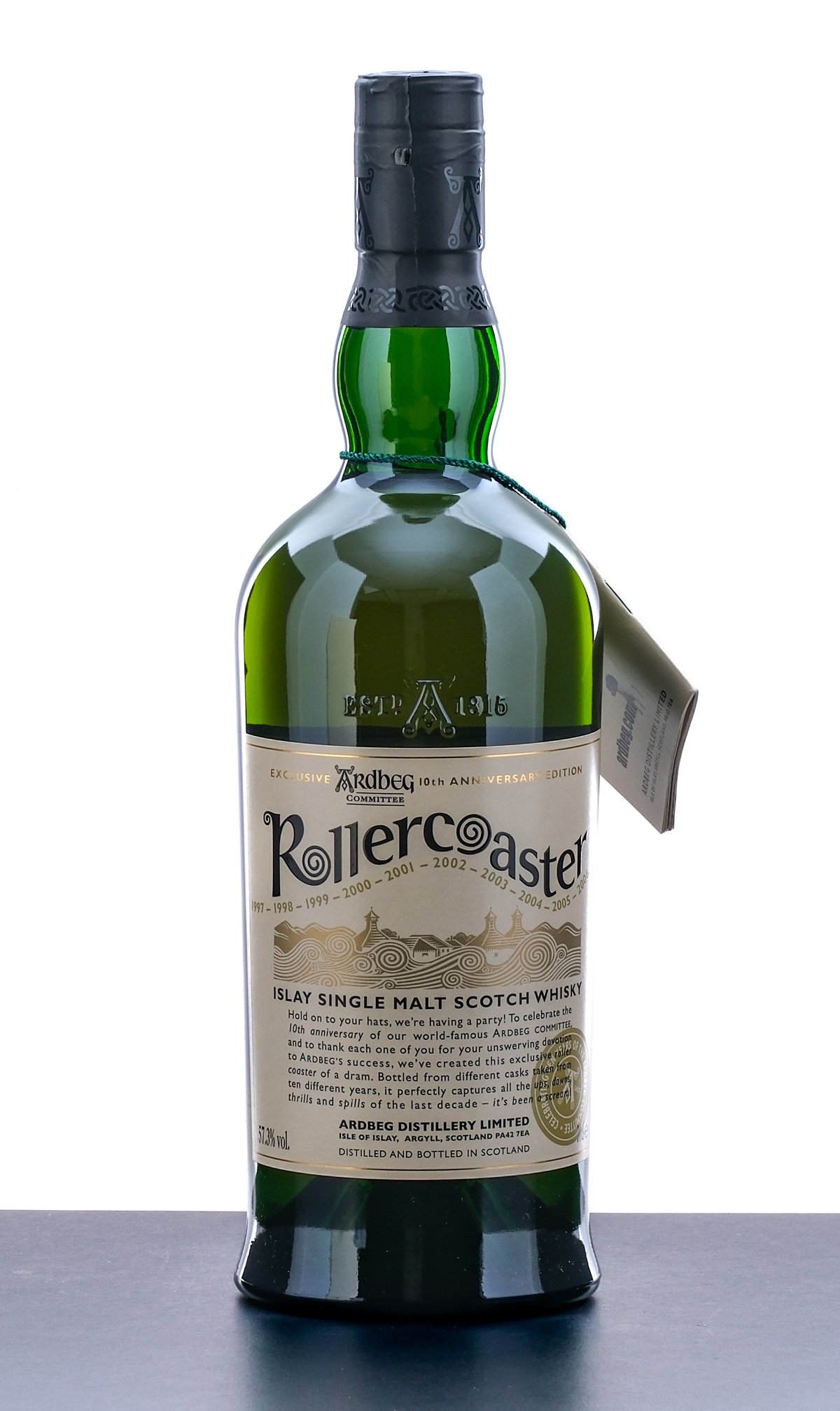 Ardbeg Rollercoaster Committee Release 2009 Islay Single Malt Scotch Whiskey