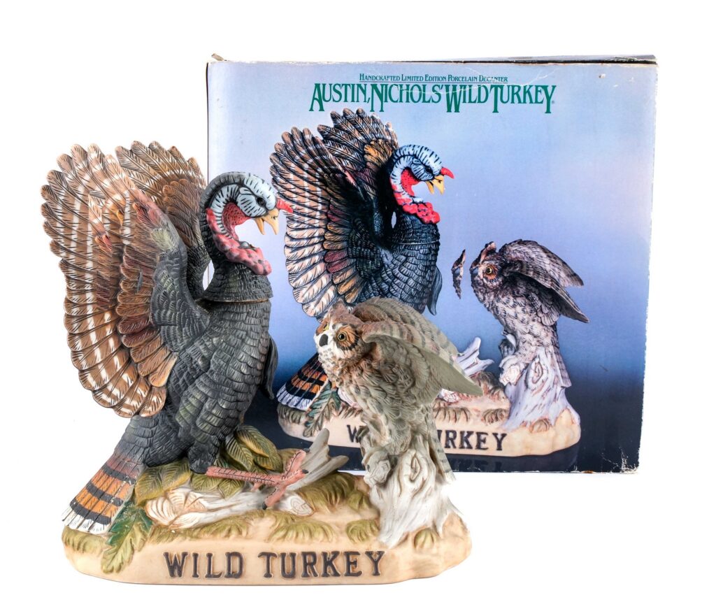 Austin Nichols Wild Turkey Limited Edition Decanter Bourbon 1985