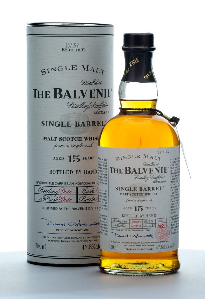 Balvenie 15 Year Single Barrel Single Malt Scotch 2006