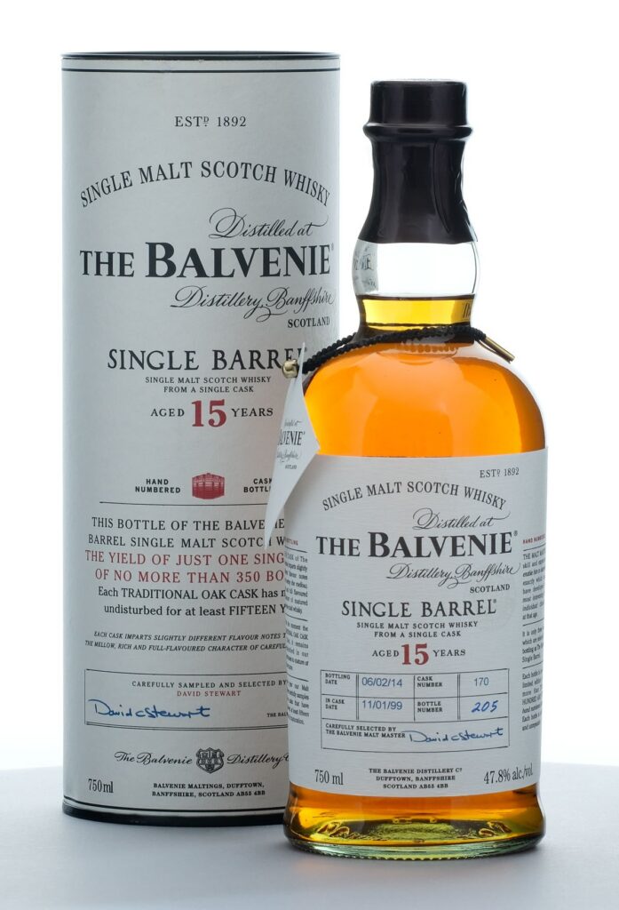 Balvenie 15 Year Single Barrel Single Malt Scotch 2014