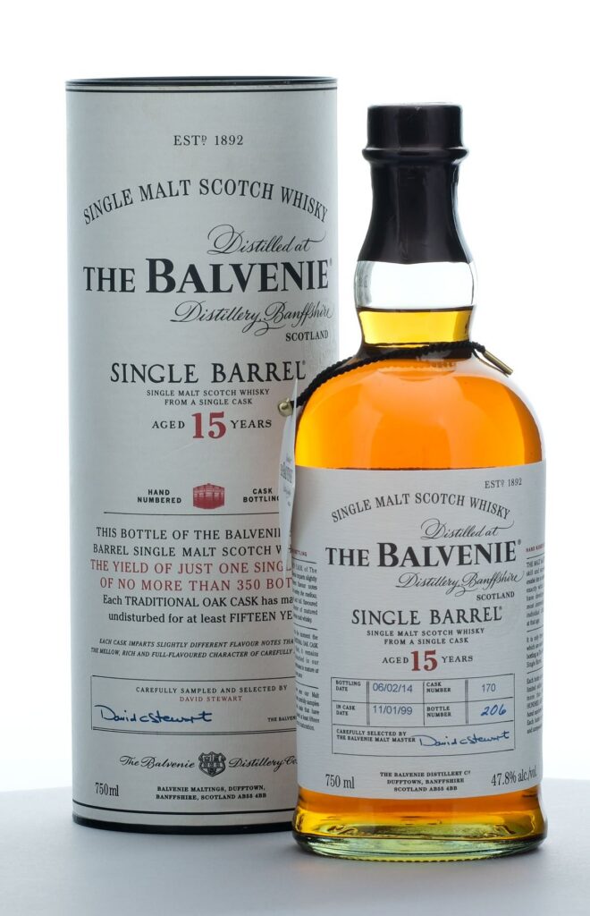 Balvenie 15 Year Single Barrel Single Malt Scotch 2014