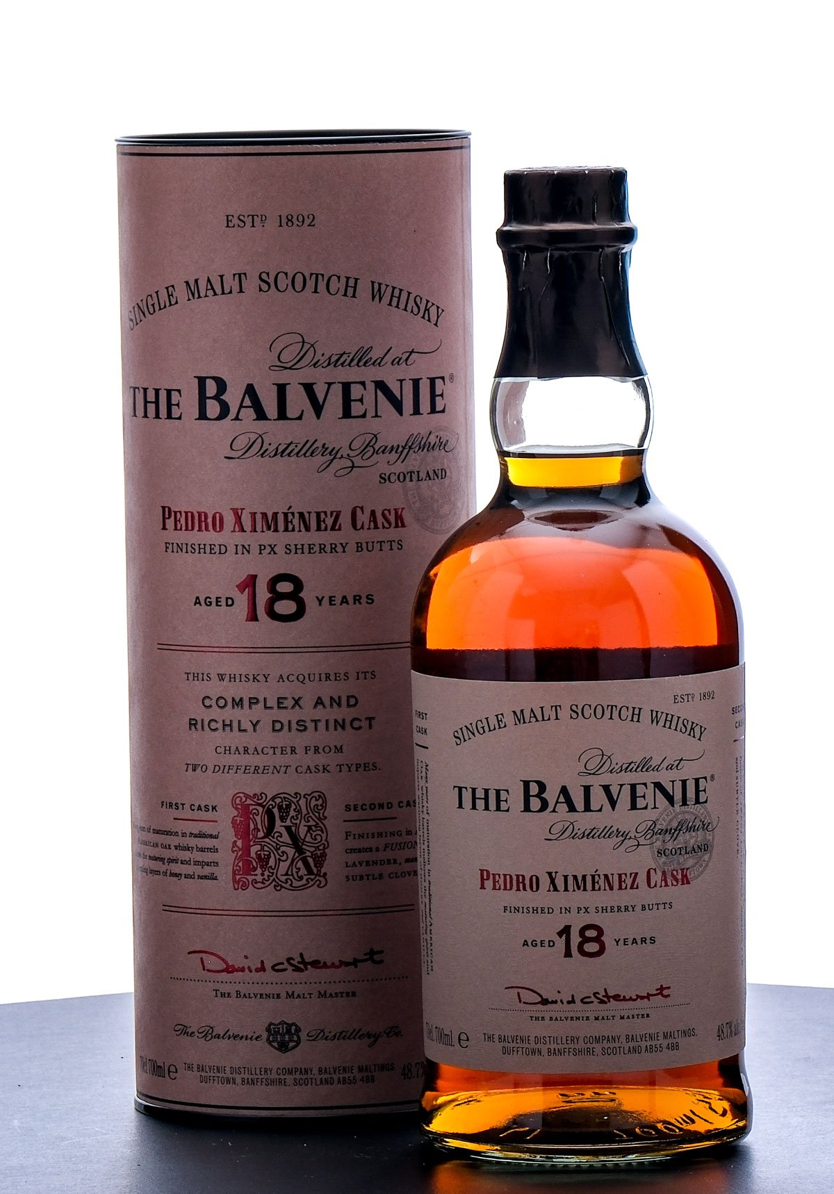 Balvenie 18 Year Old Pedro Ximénez Cask Single Malt Scotch