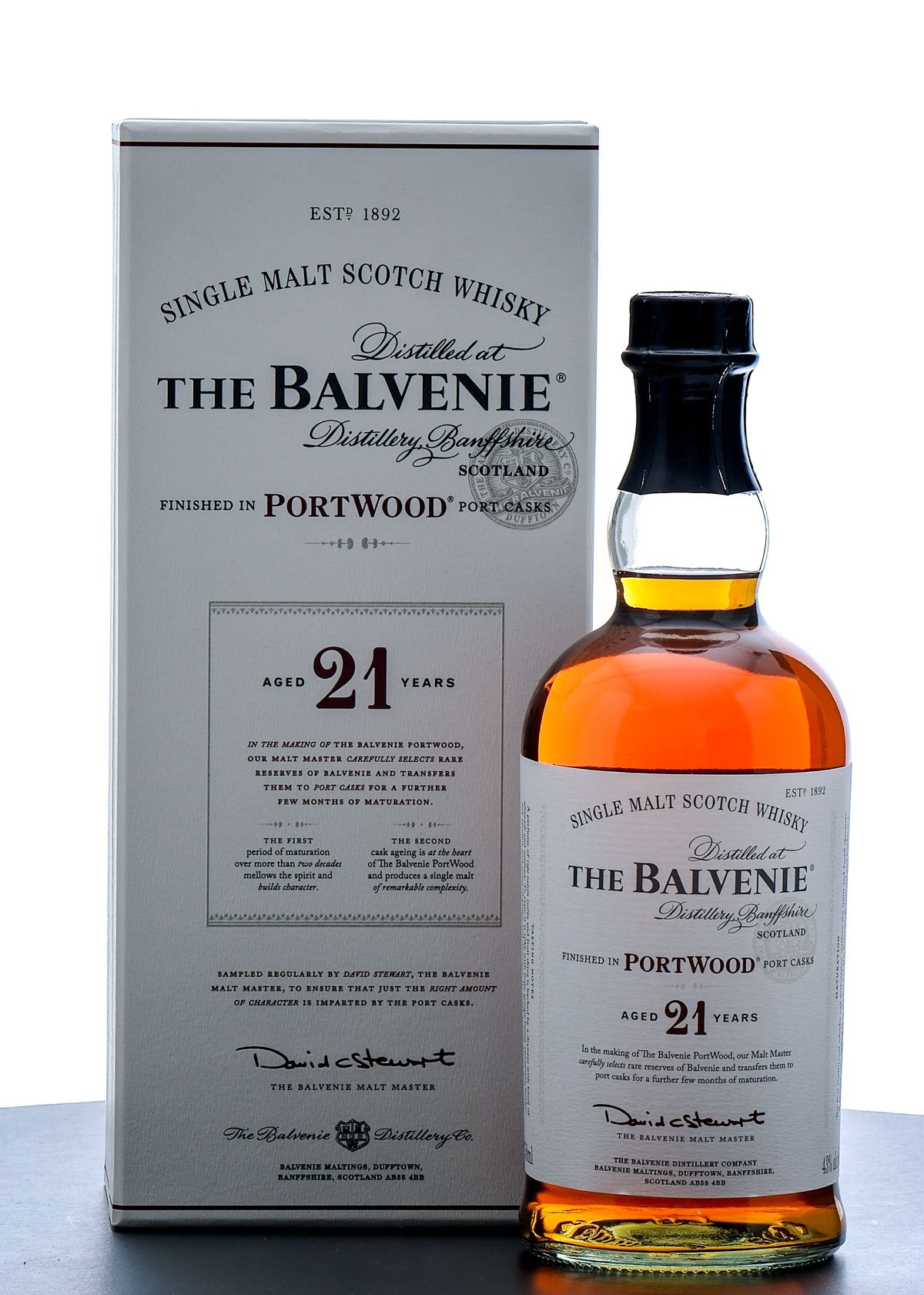 Balvenie 21 Year PortWood Single Malt Scotch