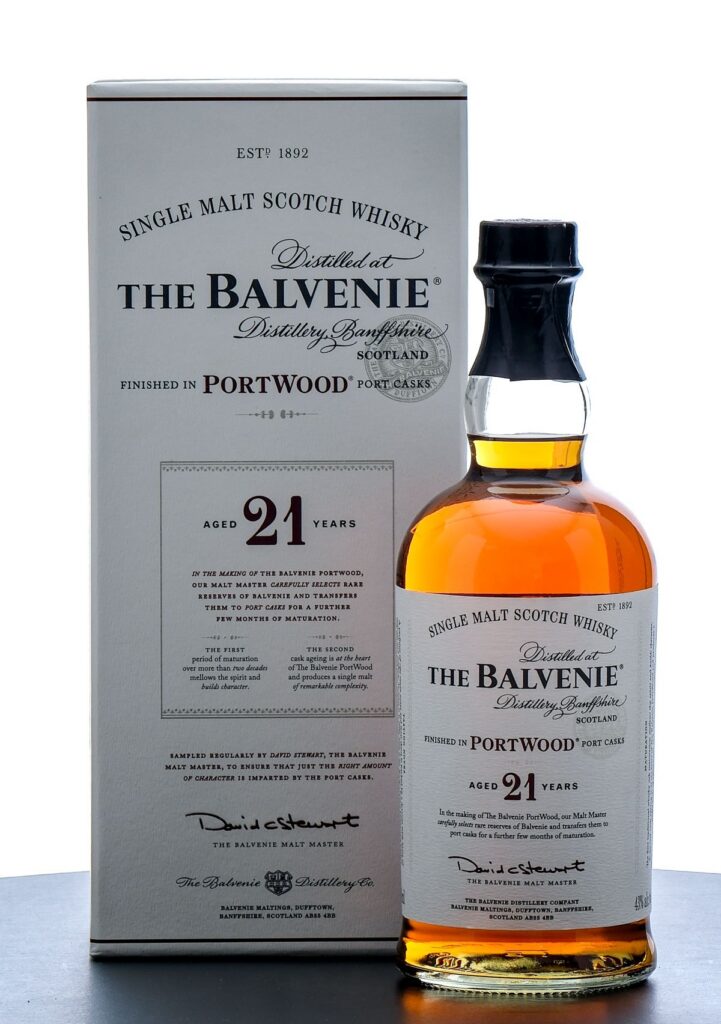 Balvenie 21 Year PortWood Single Malt Scotch