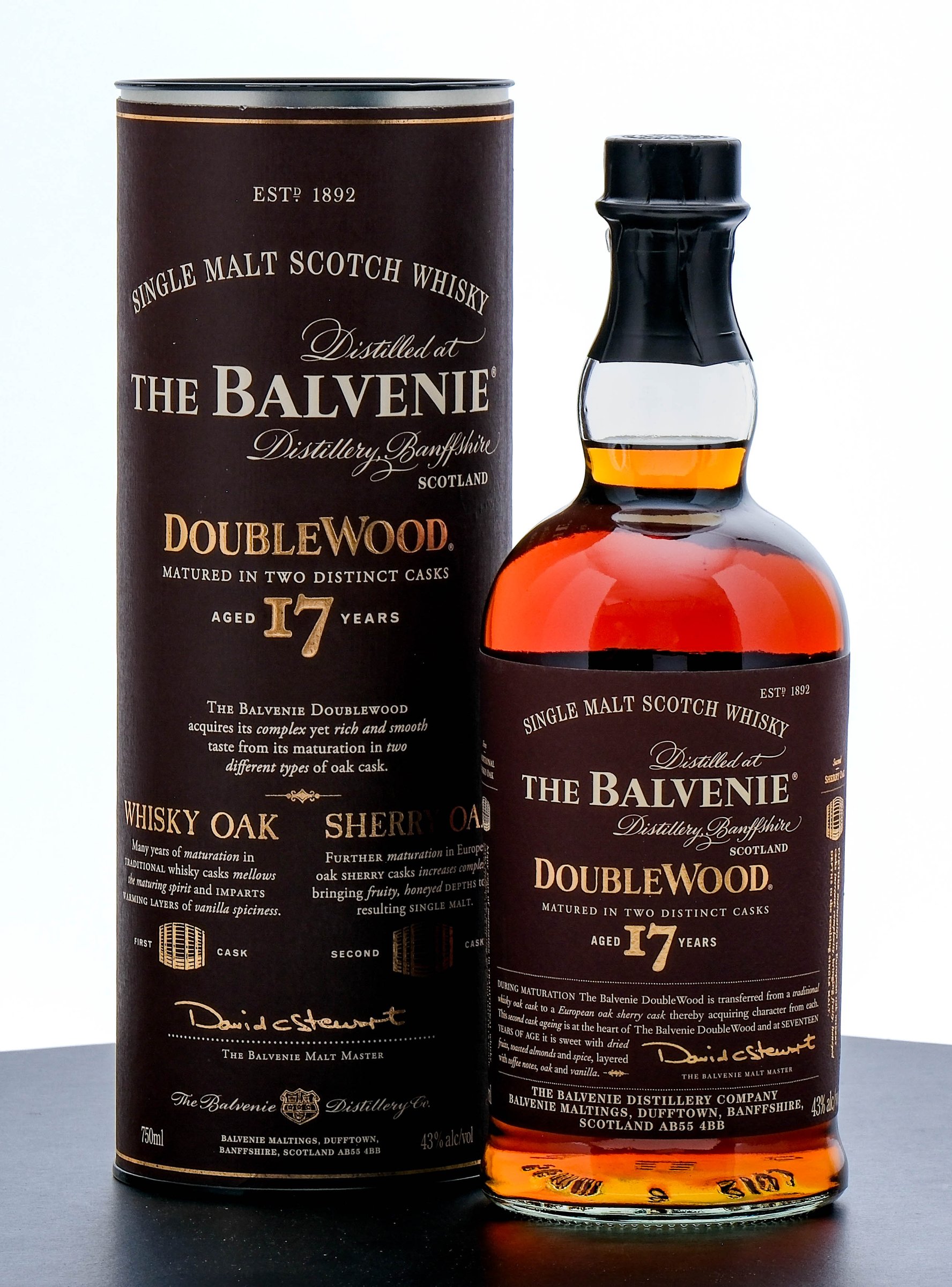 Balvenie 'DoubleWood' 17 Year Single Malt Scotch 750ml