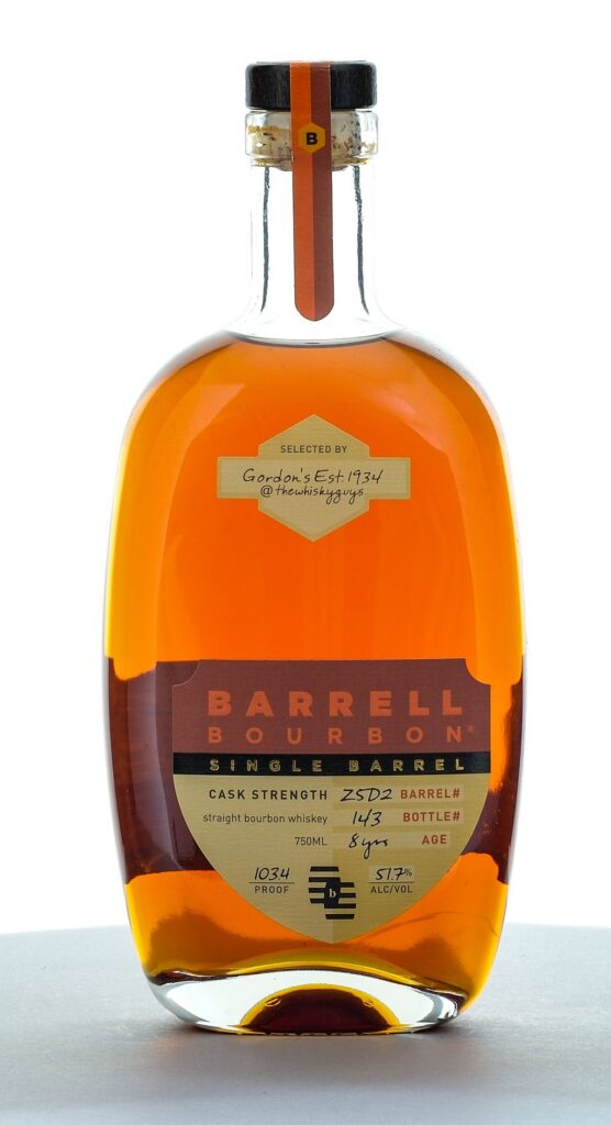 Barrell 8 Year Single Barrel Cask Strength Straight Bourbon