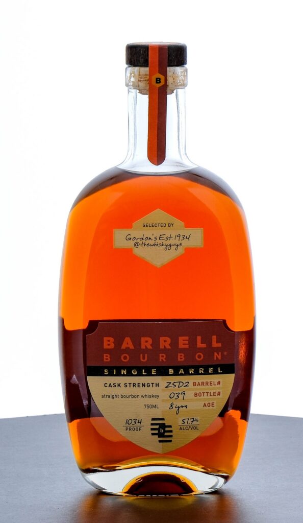 Barrell 8 Year Single Barrel Cask Strength Straight Bourbon