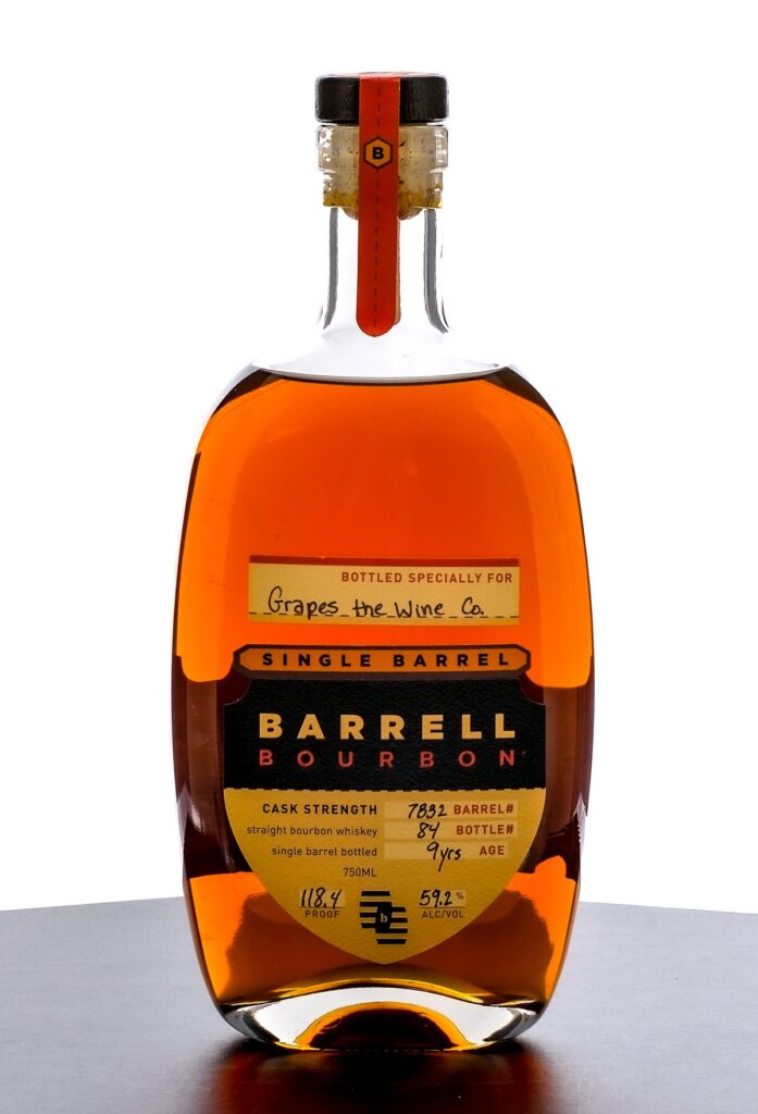 Barrell Bourbon 9 Year Single Barrel Cask Strength Straight Bourbon