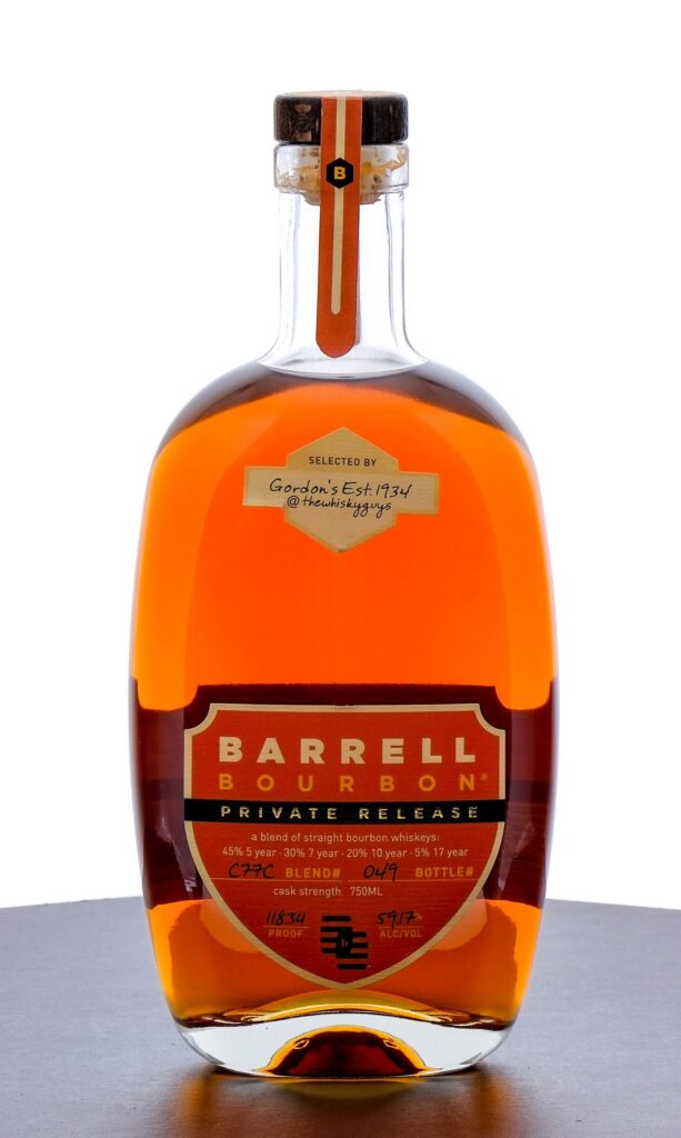Barrell Private Release Cask Strength Straight Bourbon Blend