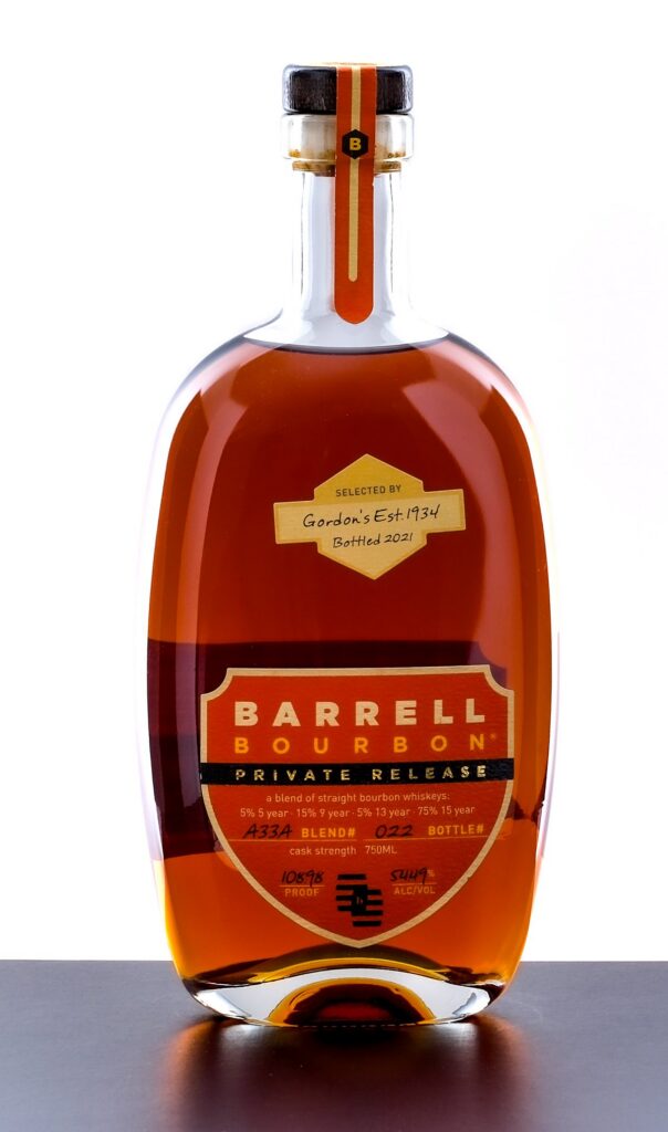 Barrell Private Release Cask Strength Straight Bourbon Blend 2021