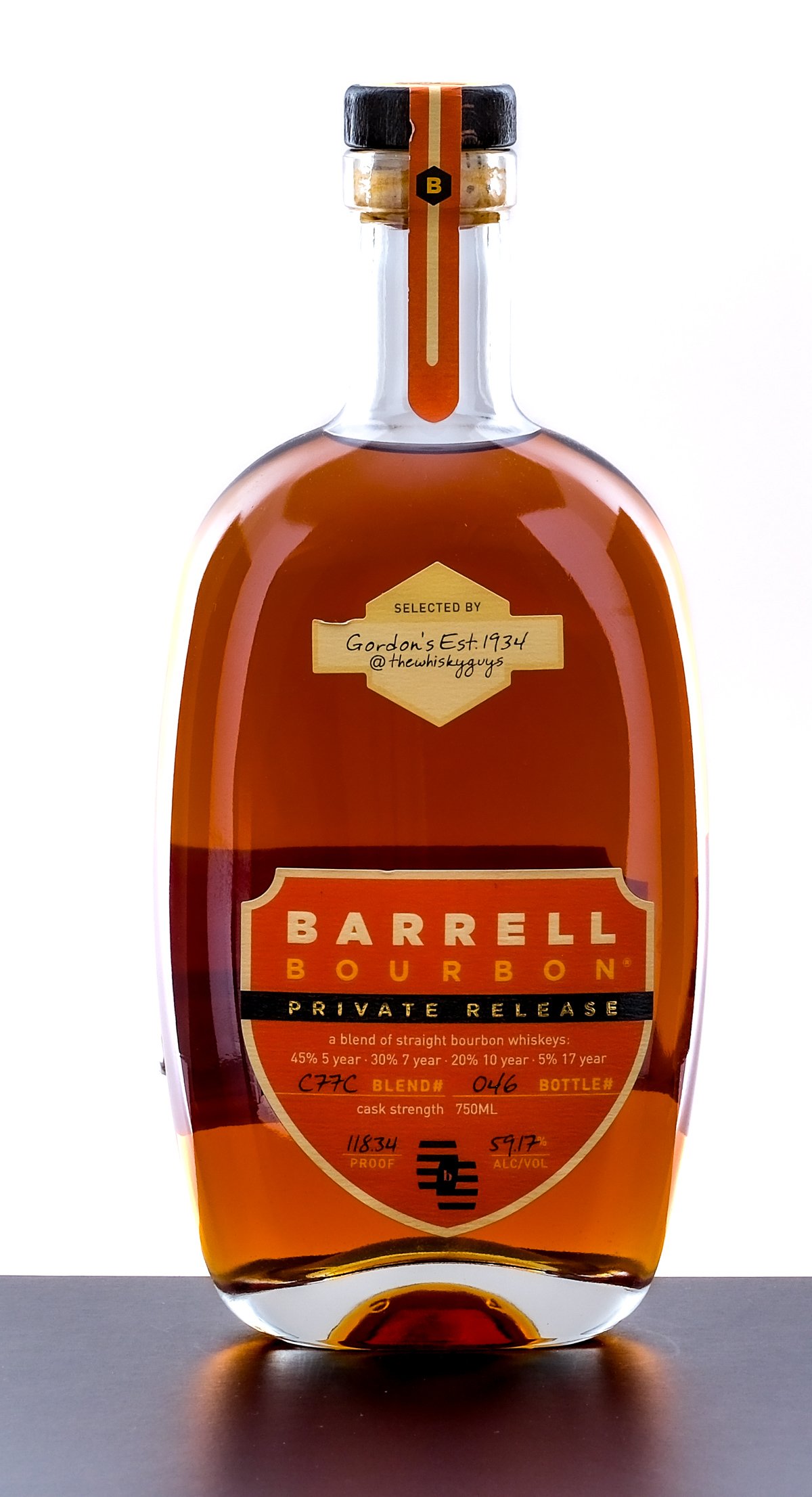 Barrell Private Release Cask Strength Straight Bourbon Blend