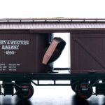 Beam 100 Months Bourbon Jersey & Western Railway "1890" Boxcar Decanter (photo 3)