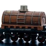 Beam 100 Months Bourbon Jersey & Western Railway Jim Beam Tankard Car Decanter 1983 (photo 3)