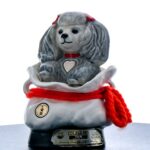 Beam 100 Months Old "Tiffiny" Poodle Decanter Kentucky Whiskey