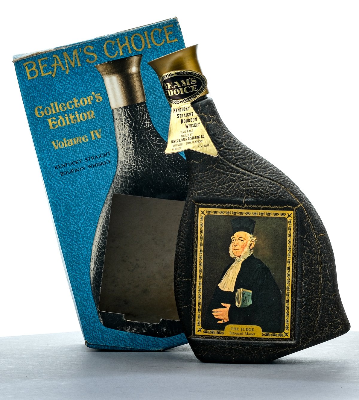 Beam 120 Months Old B.P.O.E. Elk's Centennial Decanter Straight Bourbon 1968