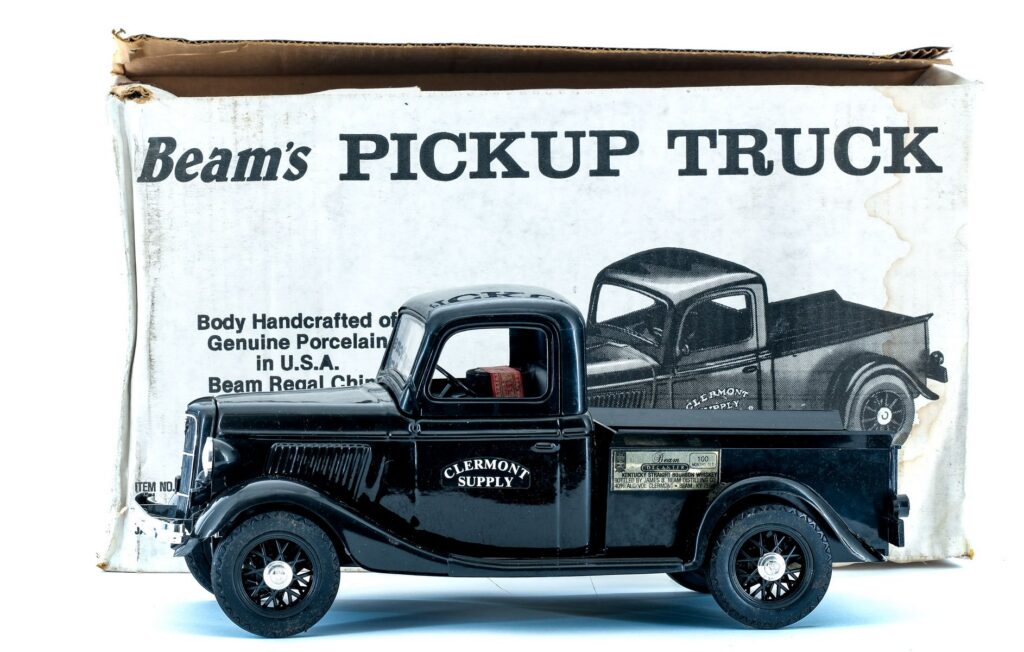 Beam's Pickup Truck 100 Month Straight Bourbon Vintage Decanter with Box