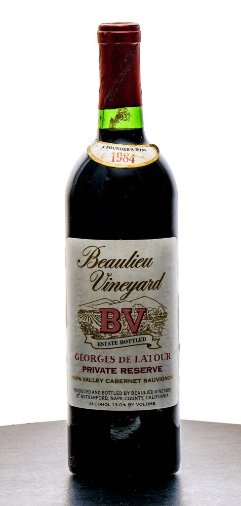 Beaulieu Vineyard Georges de LaTour Private Reserve Napa Valley Cabernet Sauvignon 1984