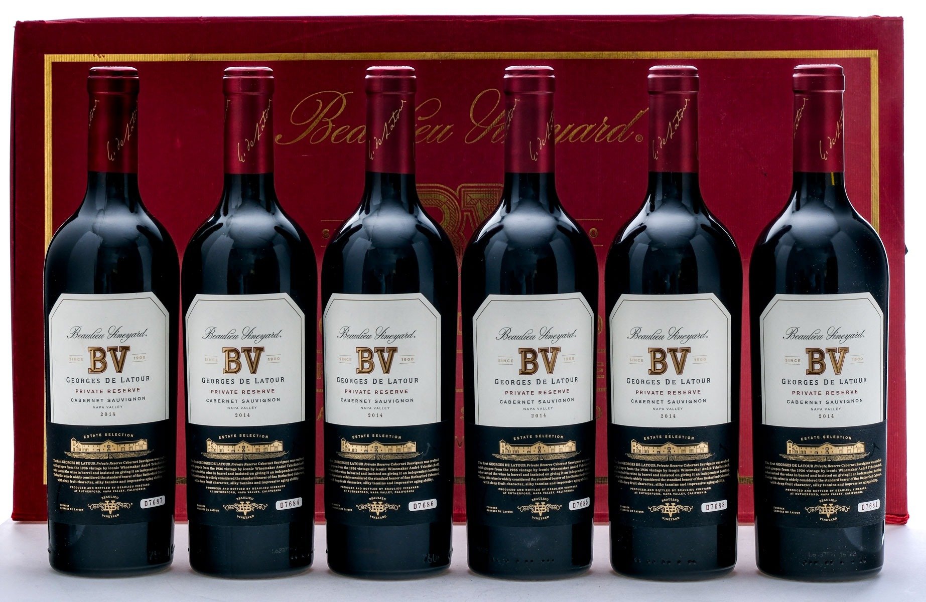 Beaulieu Vineyard Georges De Latour Private Reserve Napa Valley Cabernet Sauvignon 2014 Case (6 Bottles)