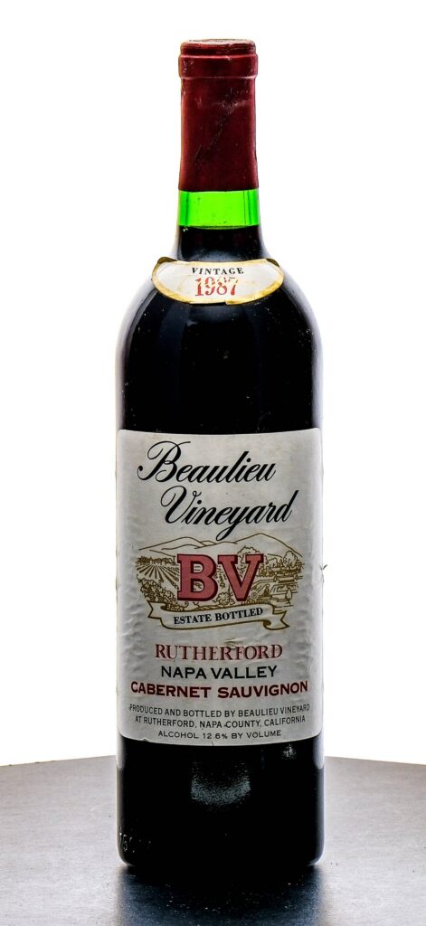 Beaulieu Vineyard Napa Valley Cabernet Sauvignon 1987