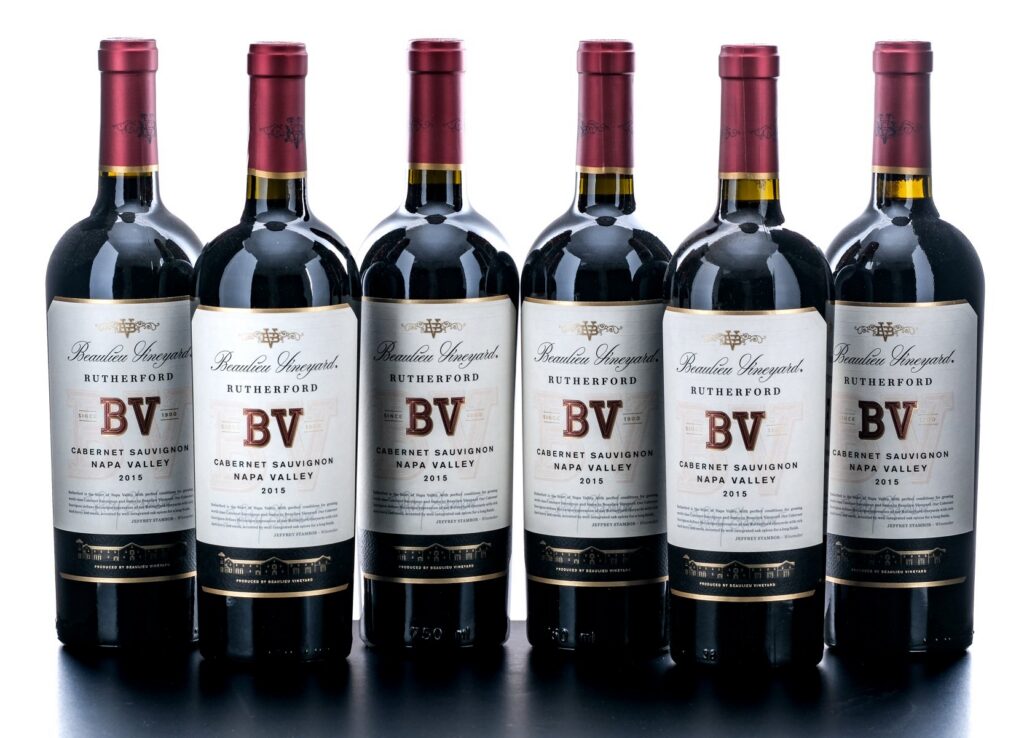 Beaulieu Vineyard Rutherford 2015 Cabernet Sauvignon Group (6 Bottles)
