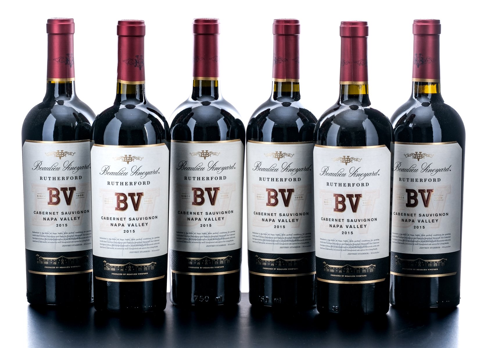 Beaulieu Vineyard Rutherford 2015 Cabernet Sauvignon Group (6 Bottles)