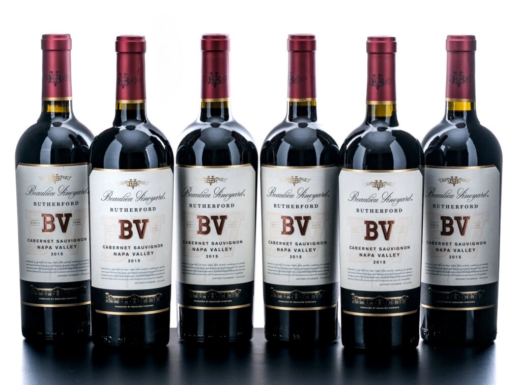 Beaulieu Vineyard Rutherford 2015 Cabernet Sauvignon Group (6 Bottles)