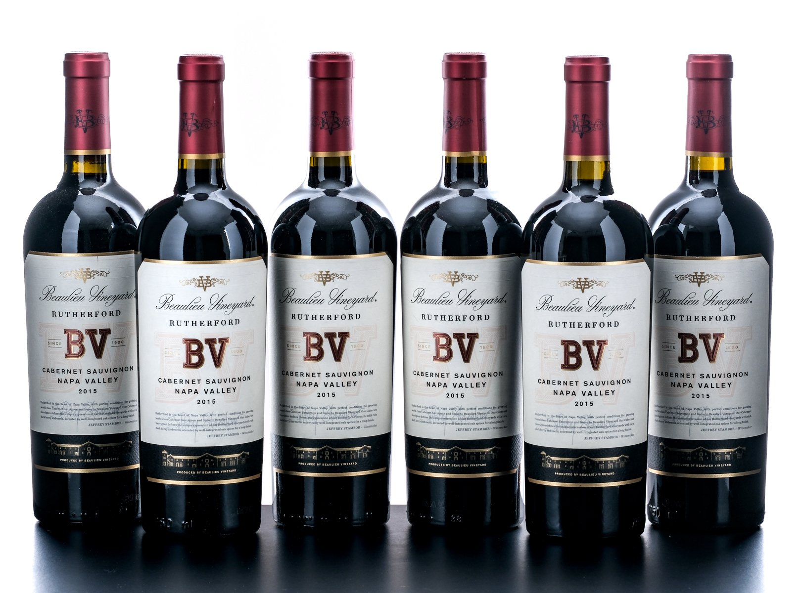 Beaulieu Vineyard Rutherford 2015 Cabernet Sauvignon Group (6 Bottles)