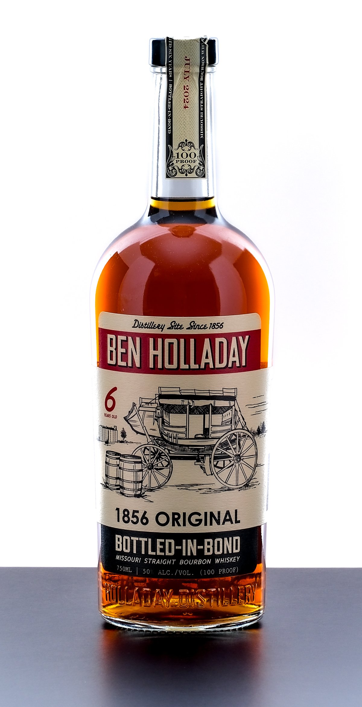 Ben Holladay "1856 Original" 6 Year Straight Bourbon 2024
