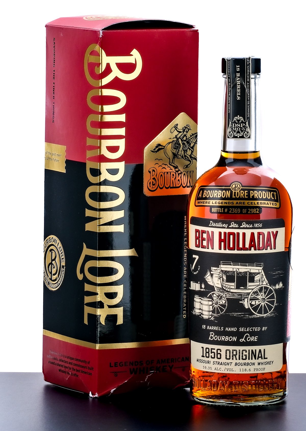 Ben Holladay "1856 Original" Straight Bourbon 2023 (Bourbon Lore Exclusive)