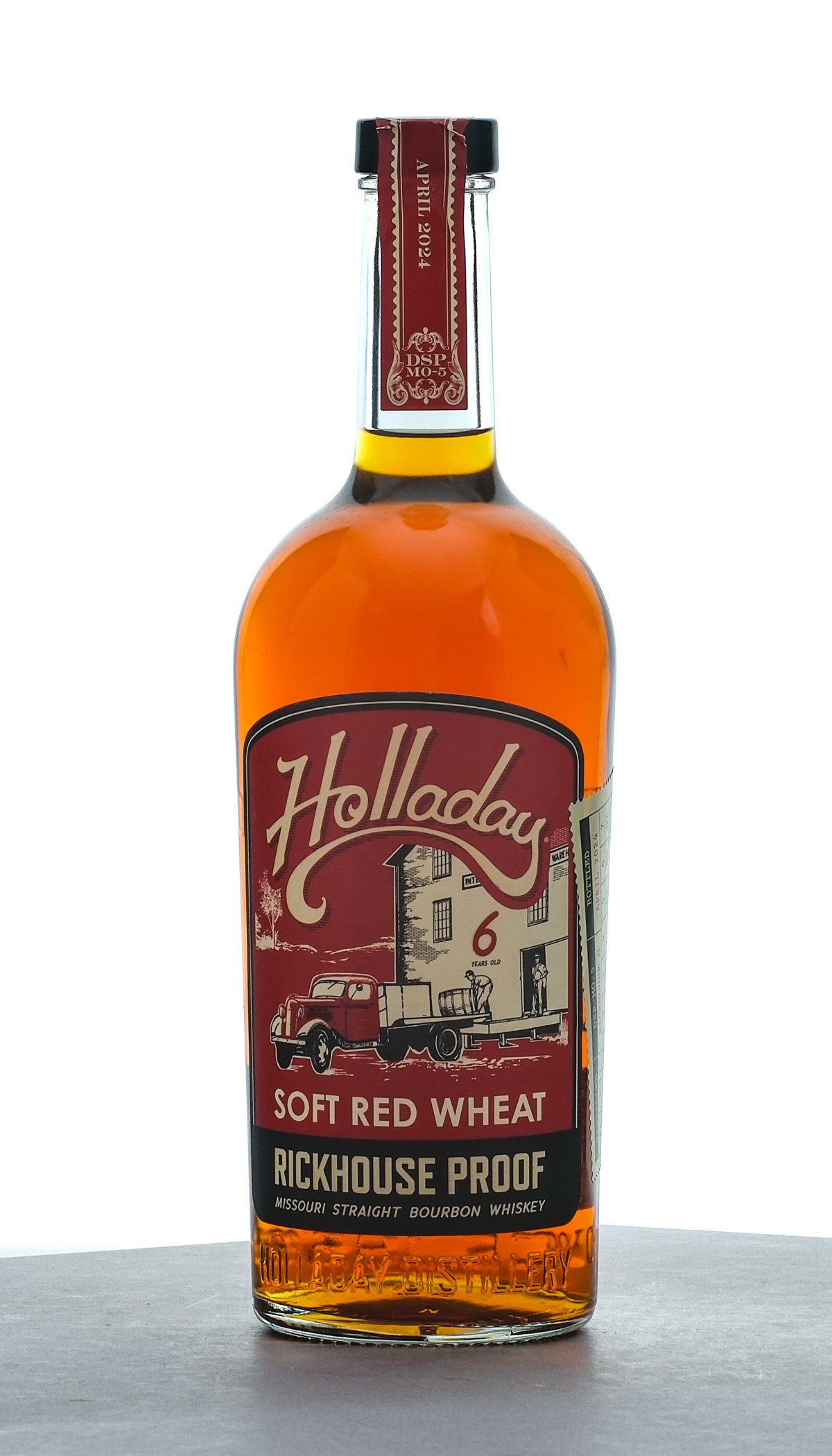 Ben Holladay 6 Year Soft Red Wheat Rickhouse Proof Missouri Straight Bourbon 2024