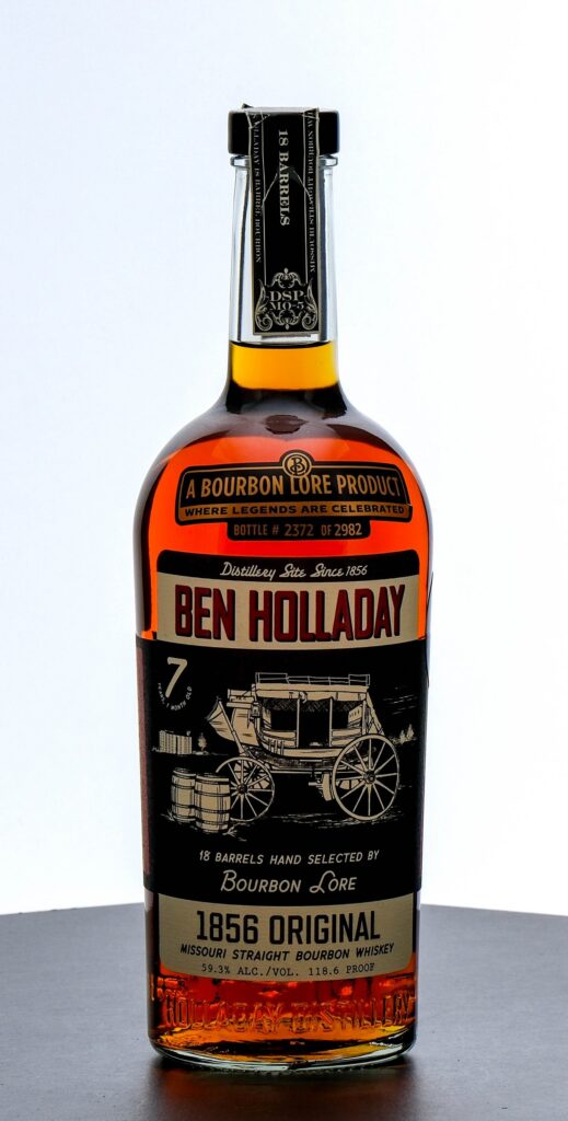 Ben Holladay 7 Years, 1 Month '1856 Original' MO Straight Bourbon