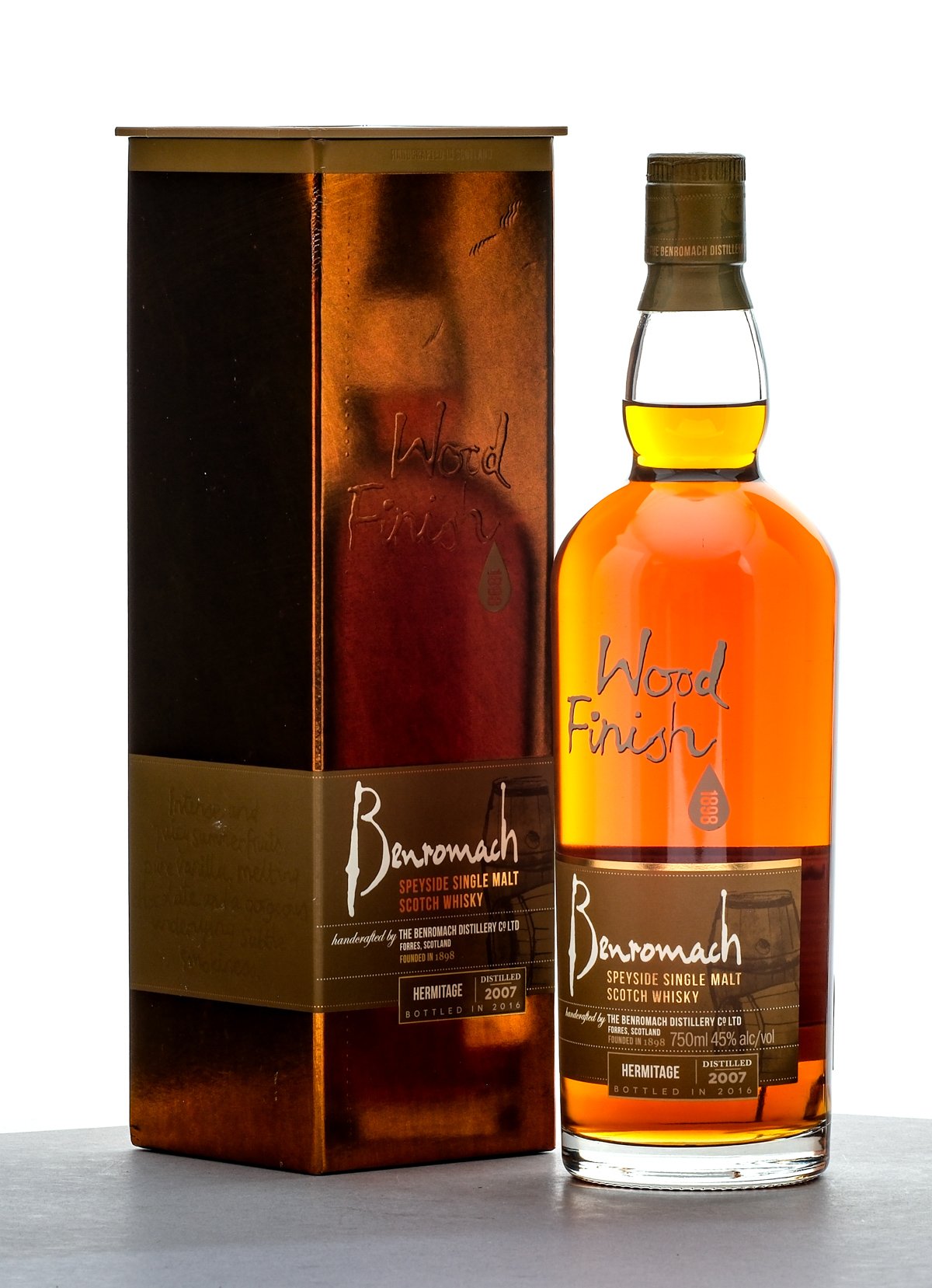 Benromach Hermitage Wood Finish Speyside Single Malt Scotch 2016