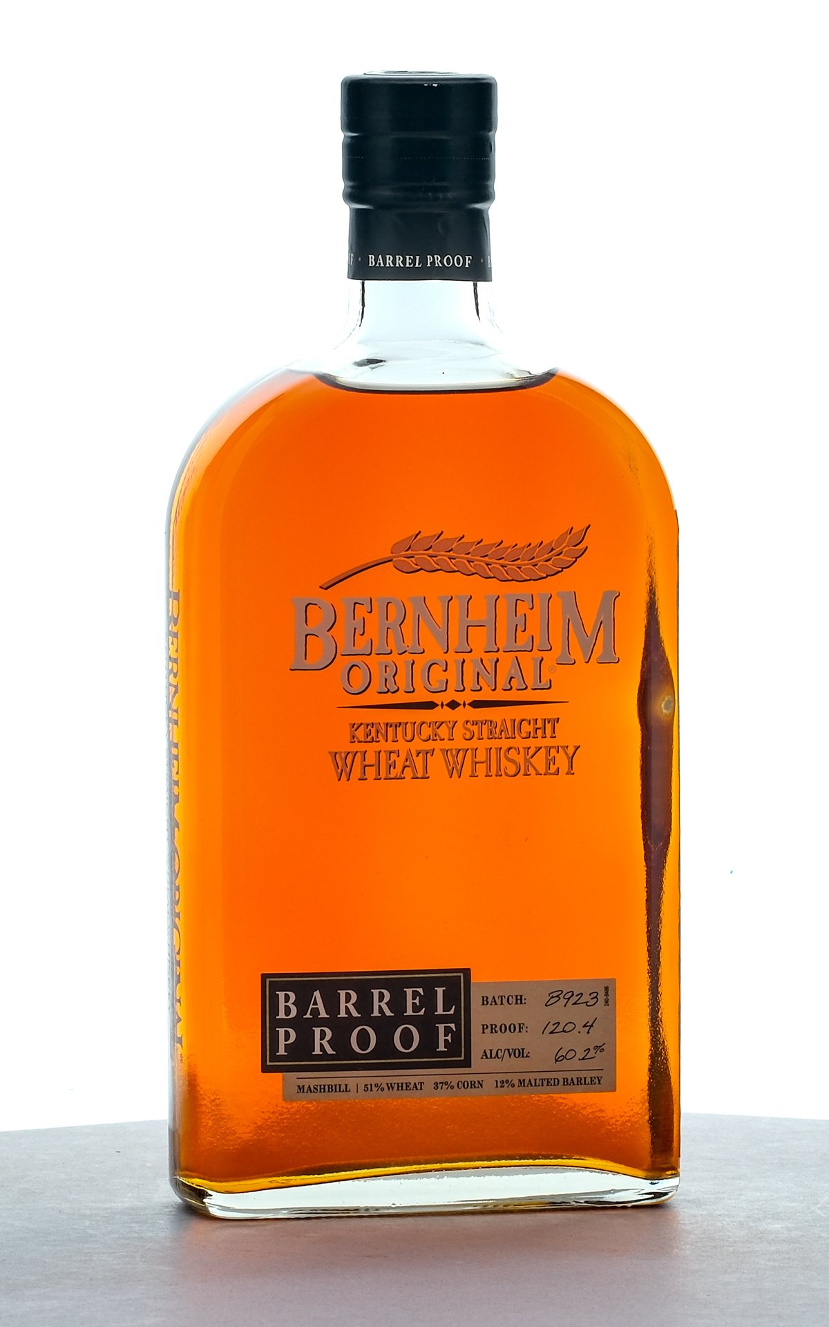 Bernheim Barrel Proof Original Wheat Whiskey Batch B923