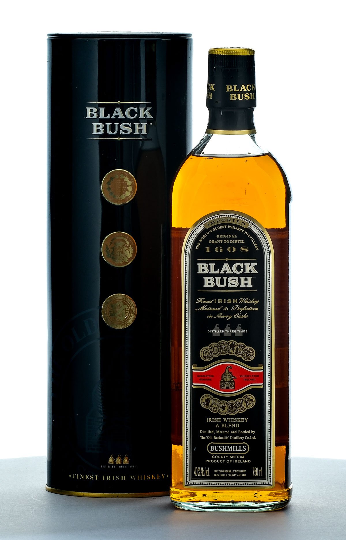 Black Bush Blended Irish Whiskey