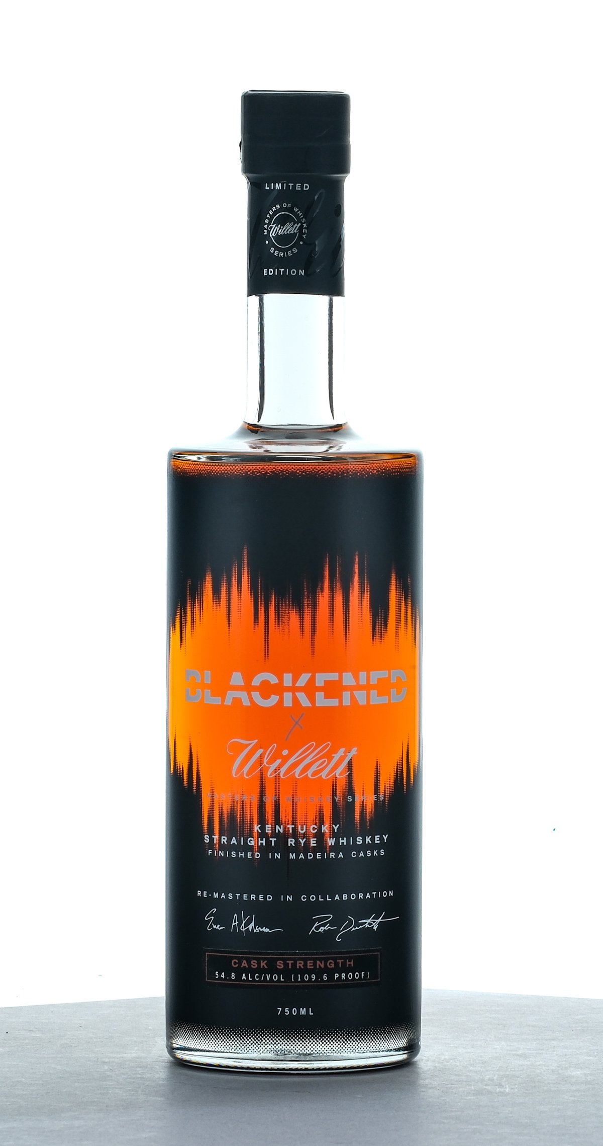 Blackened x Willett Masters of Whiskey Series Limited Edition Cask Strength Straight Rye