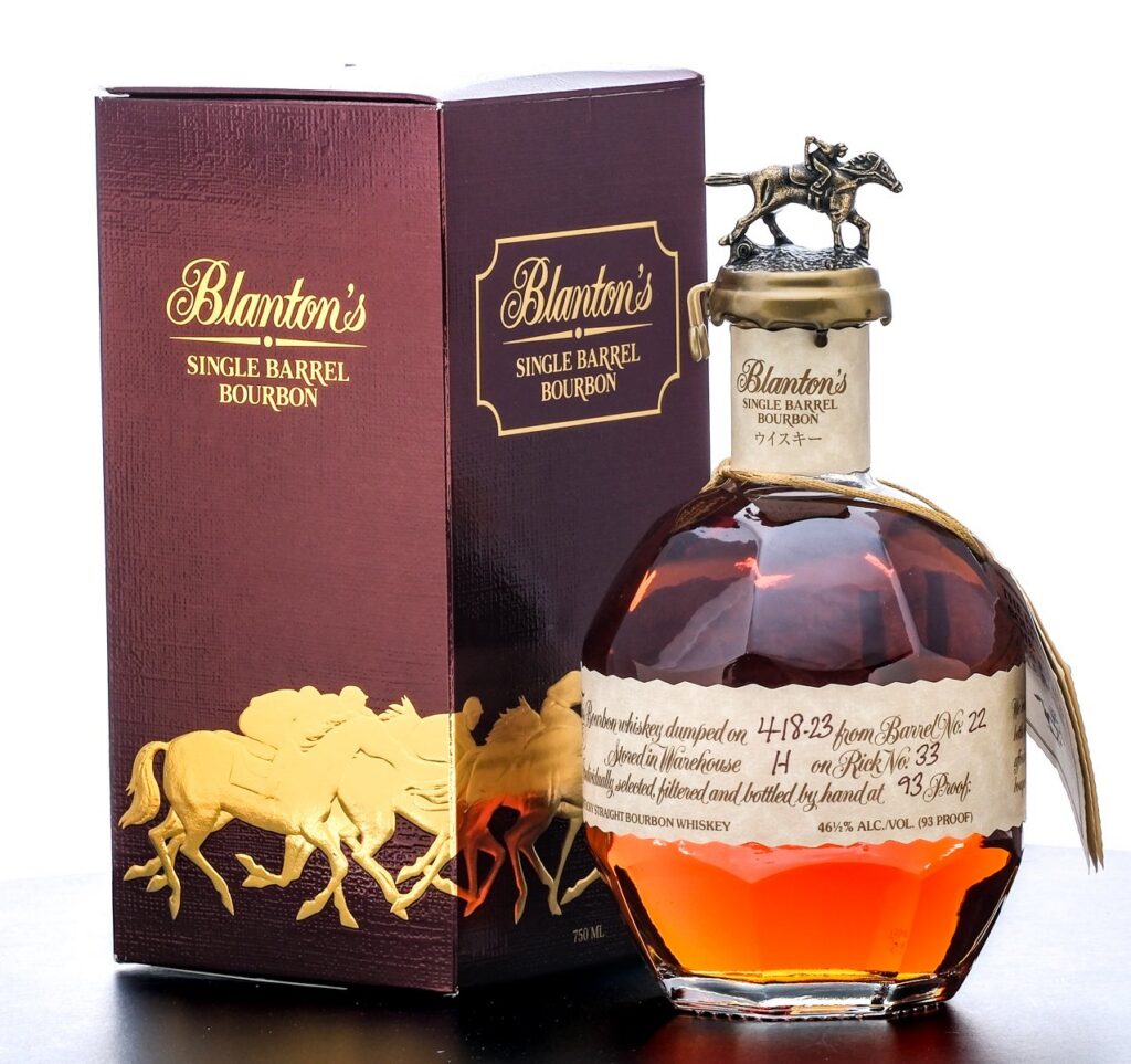 Blanton's Single Barrel Bourbon Japanese Market 2023 Red Label