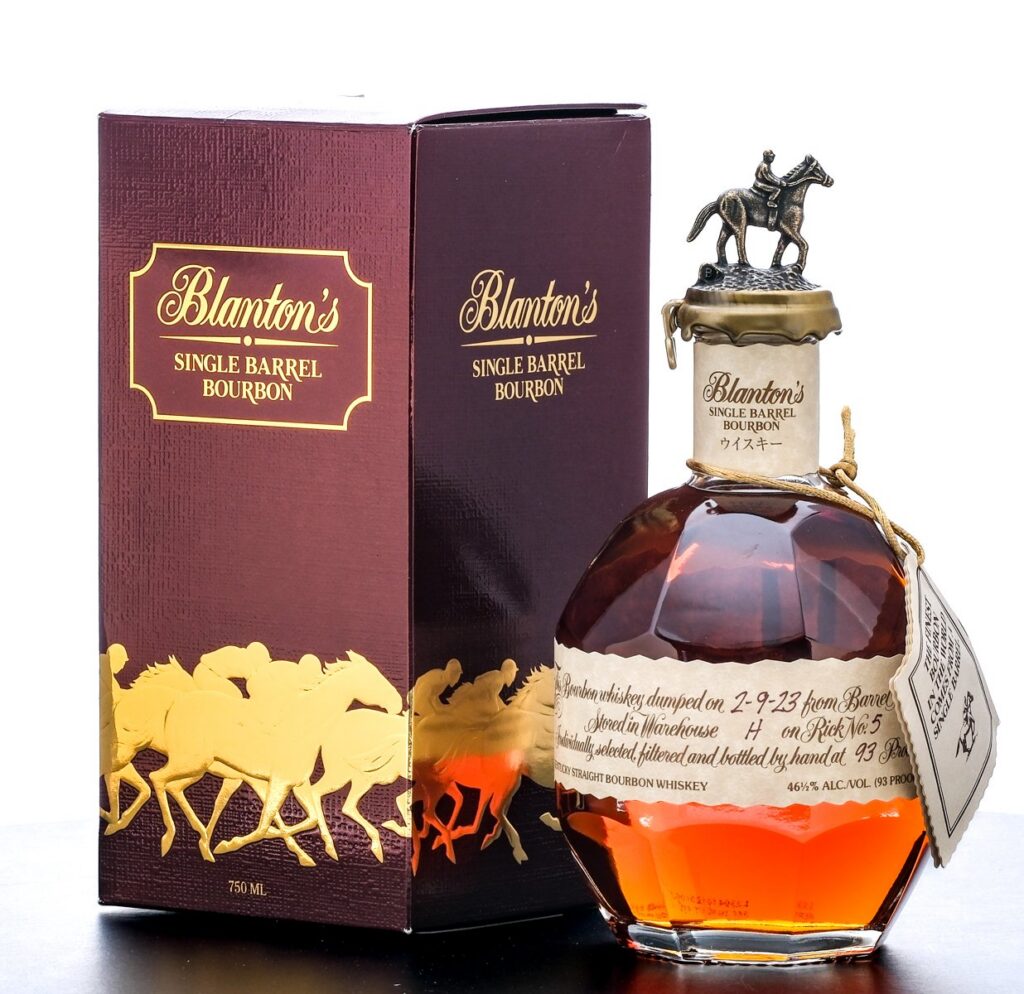 Blanton's Single Barrel Bourbon Japanese Market 2023 Red Label