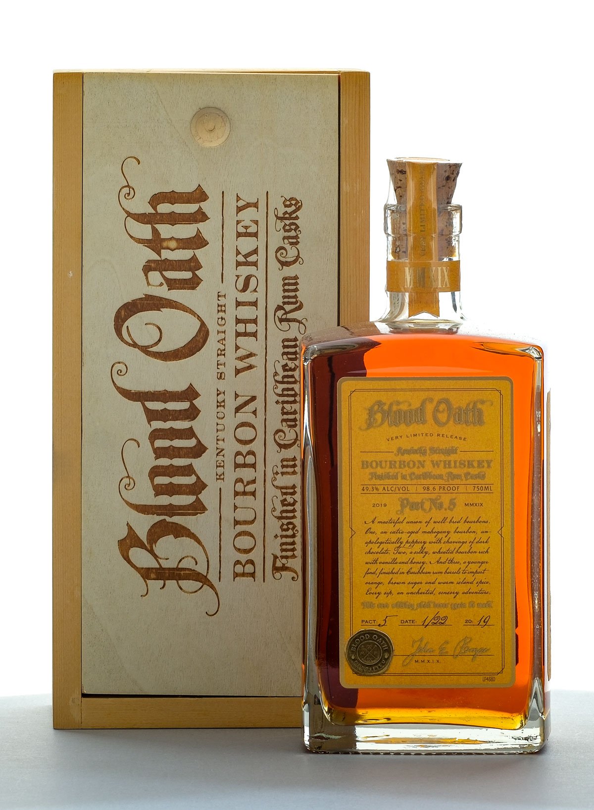 Blood Oath Pact No. 5 Limited Release Straight Bourbon 2019