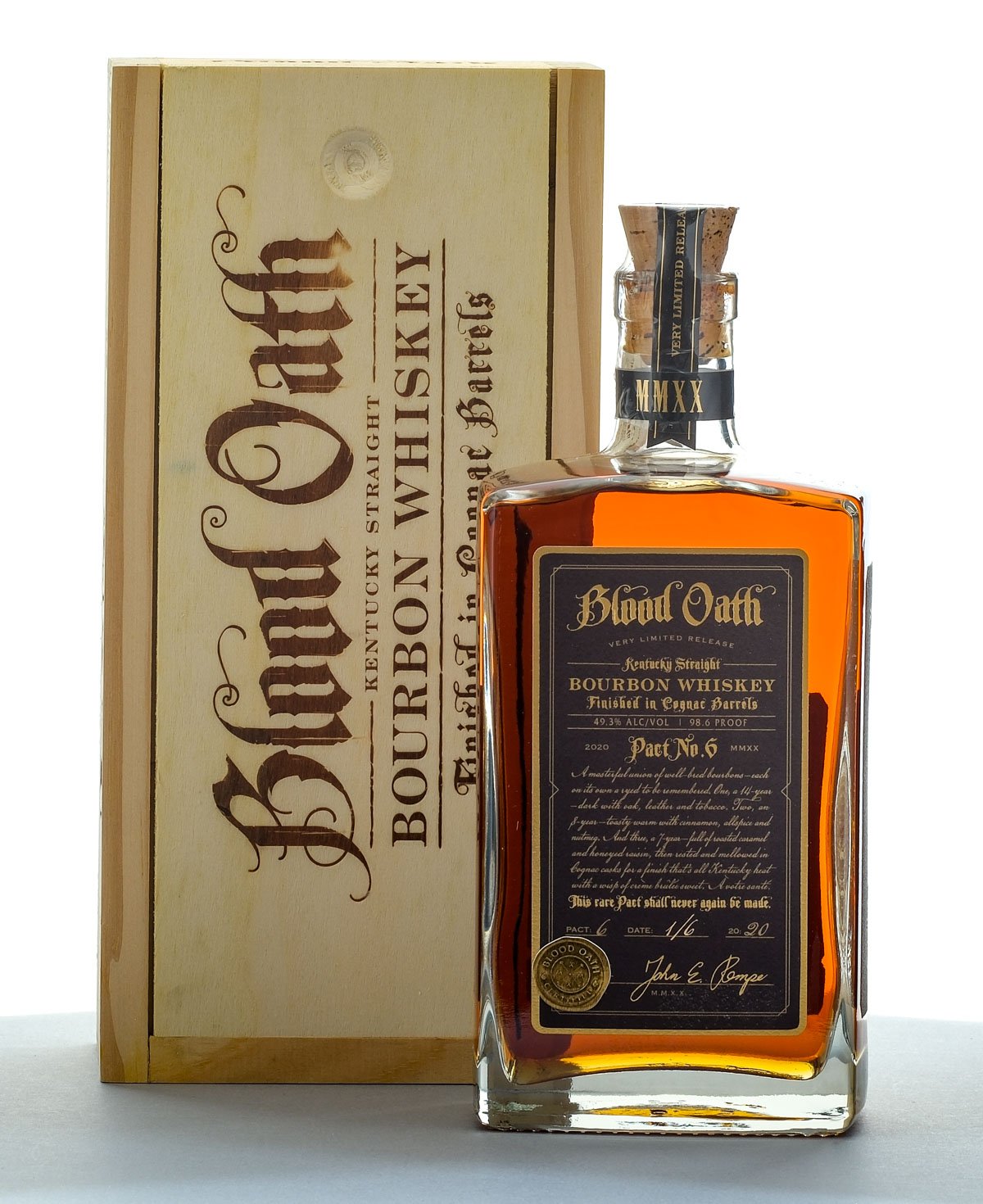 Blood Oath Pact No. 6 Limited Release Straight Bourbon 2020