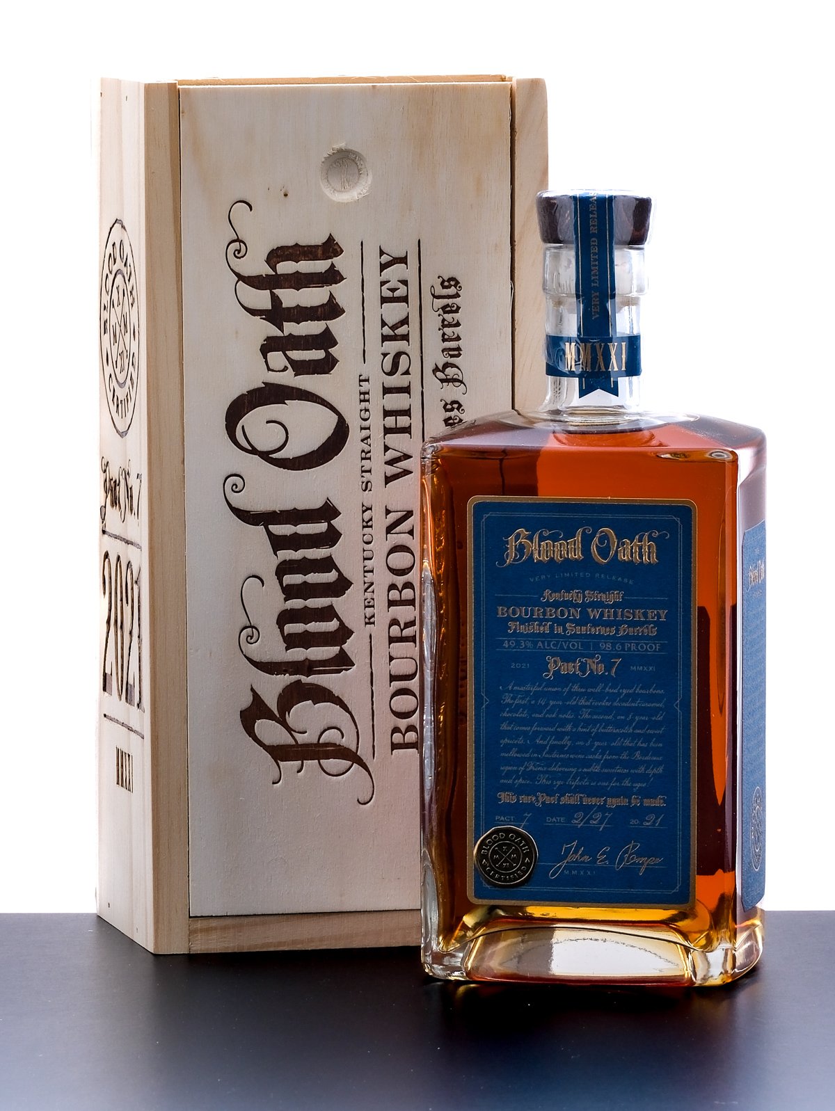 Blood Oath Pact No. 7 Kentucky Straight Bourbon Whiskey 2021