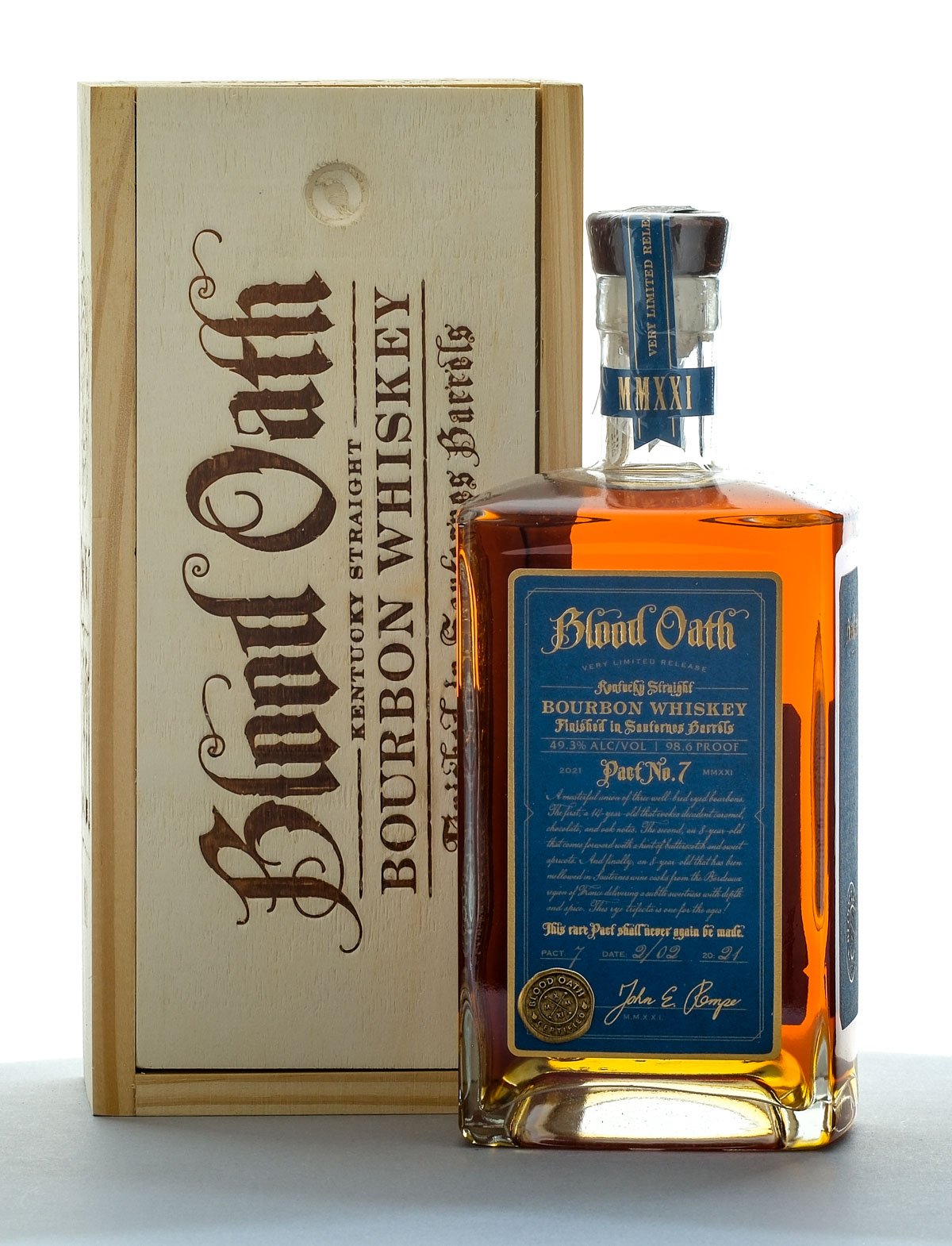 Blood Oath Pact No. 7 Limited Release Straight Bourbon 2021
