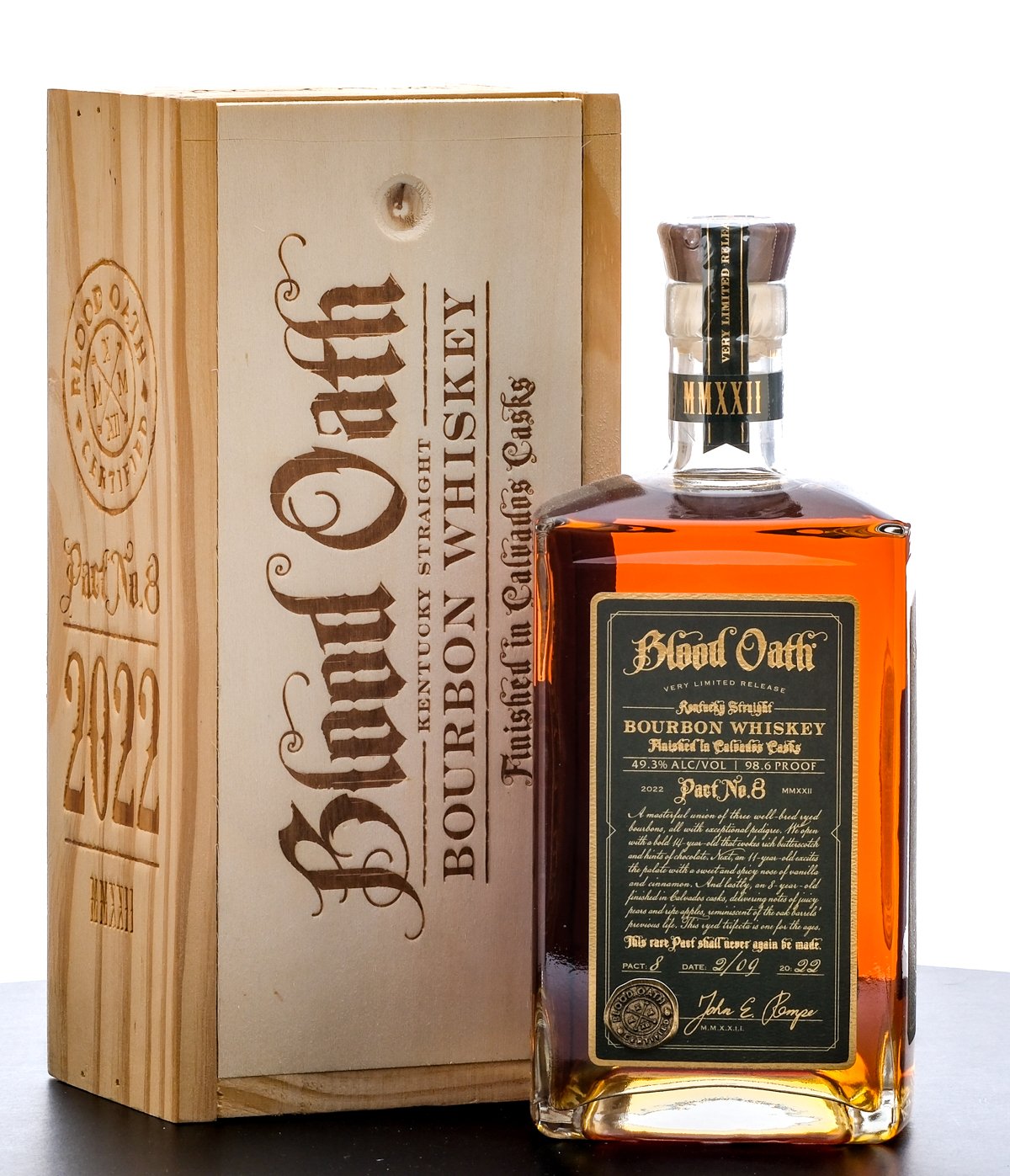 Blood Oath Pact No. 8 Kentucky Straight Bourbon Whiskey 2022