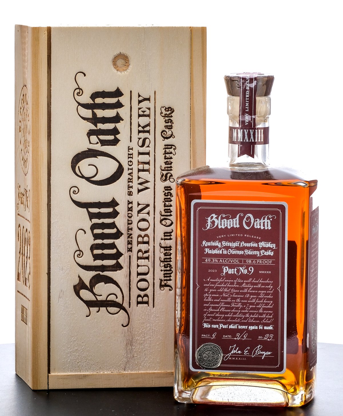 Blood Oath Pact No. 9 Kentucky Straight Bourbon Whiskey 2023