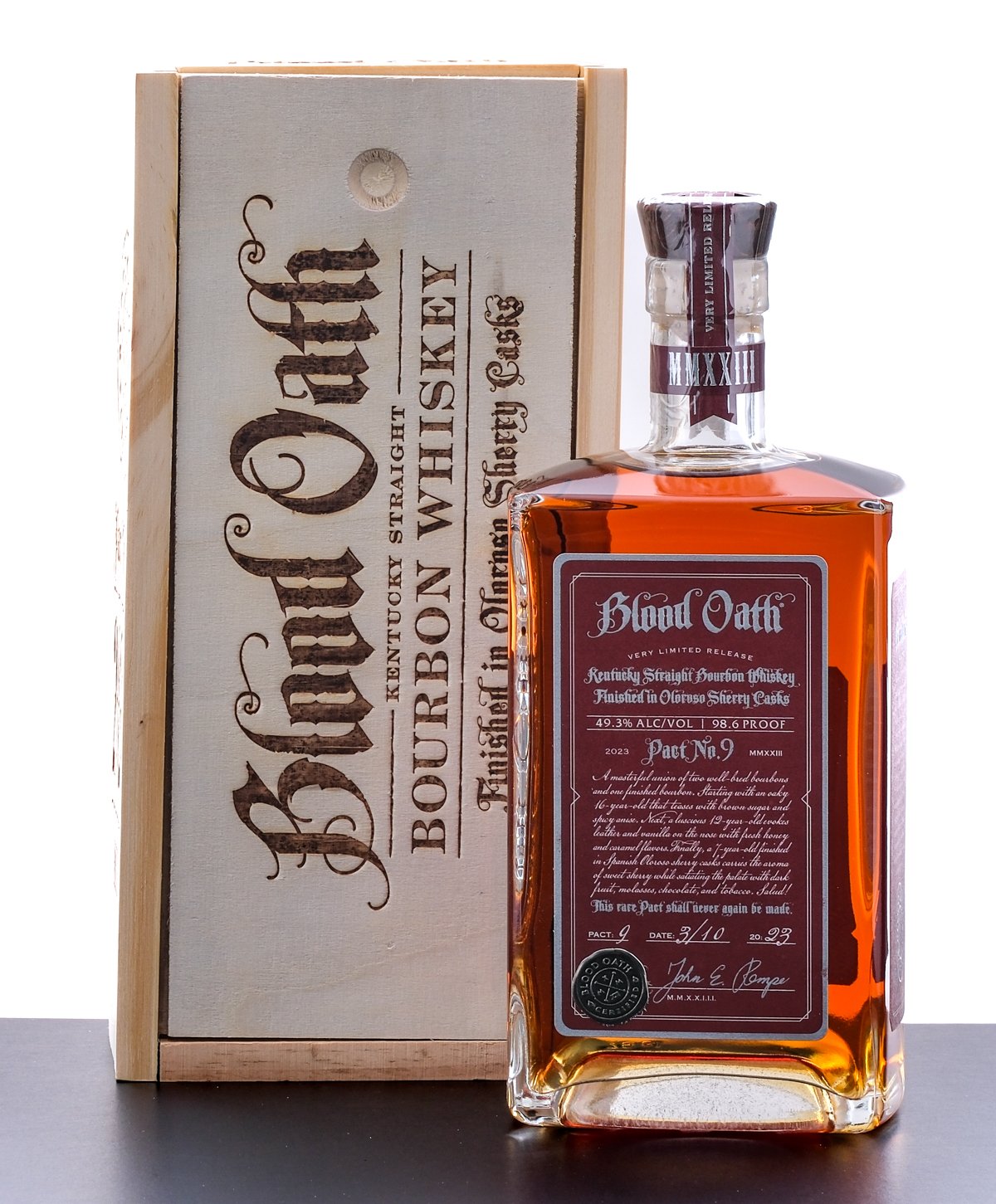 Blood Oath Pact No. 9 Kentucky Straight Bourbon Whiskey2023
