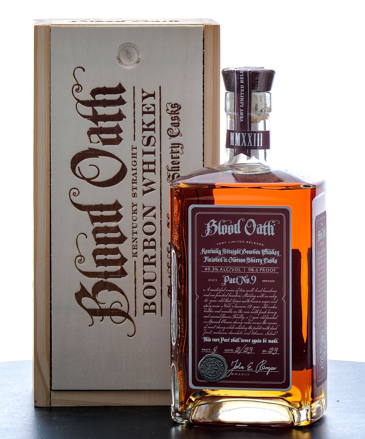 Blood Oath Pact No. 9 Limited Release Bourbon 2023