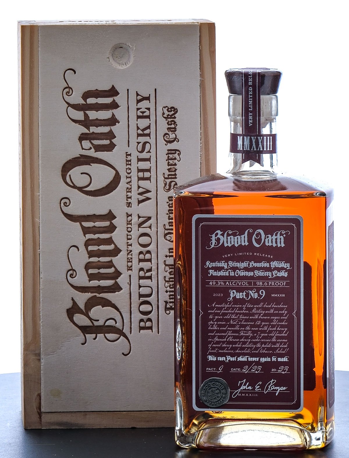 Blood Oath Pact No. 9 Limited Release Bourbon 2023